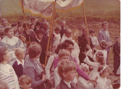 Procesja Odpustowa w Jodłowej Górnej 1981r.